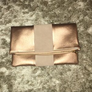 Nordstrom- Rose gold clutch